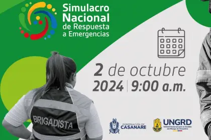 Casanare se prepara para el simulacro nacional de respuesta a emergencias